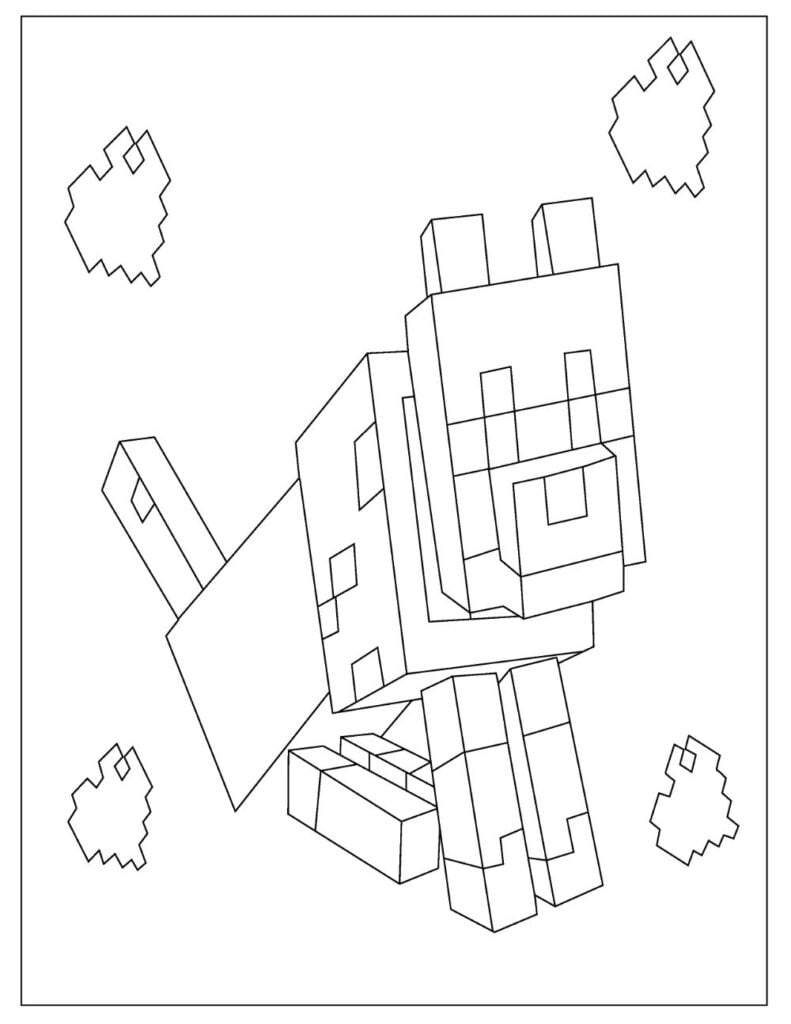 Minecraft Coloring Pages Free Printable 34