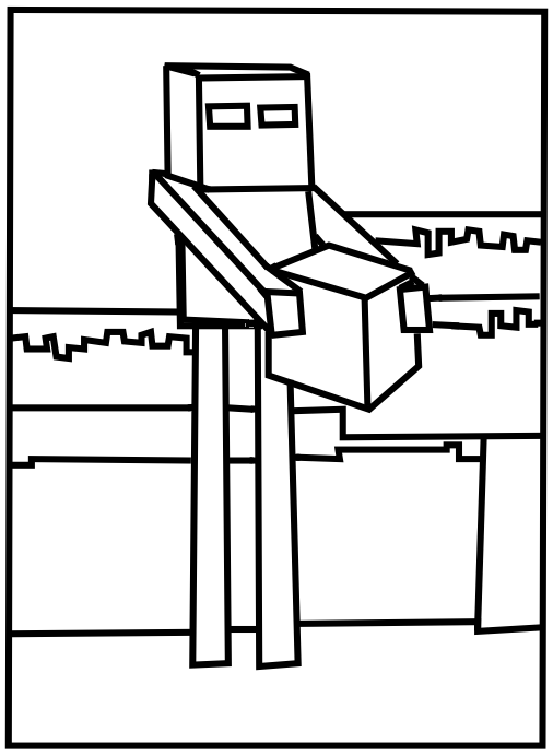 Minecraft Coloring Pages Free Printable 41