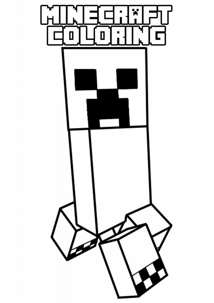 Minecraft Coloring Pages Free Printable 48