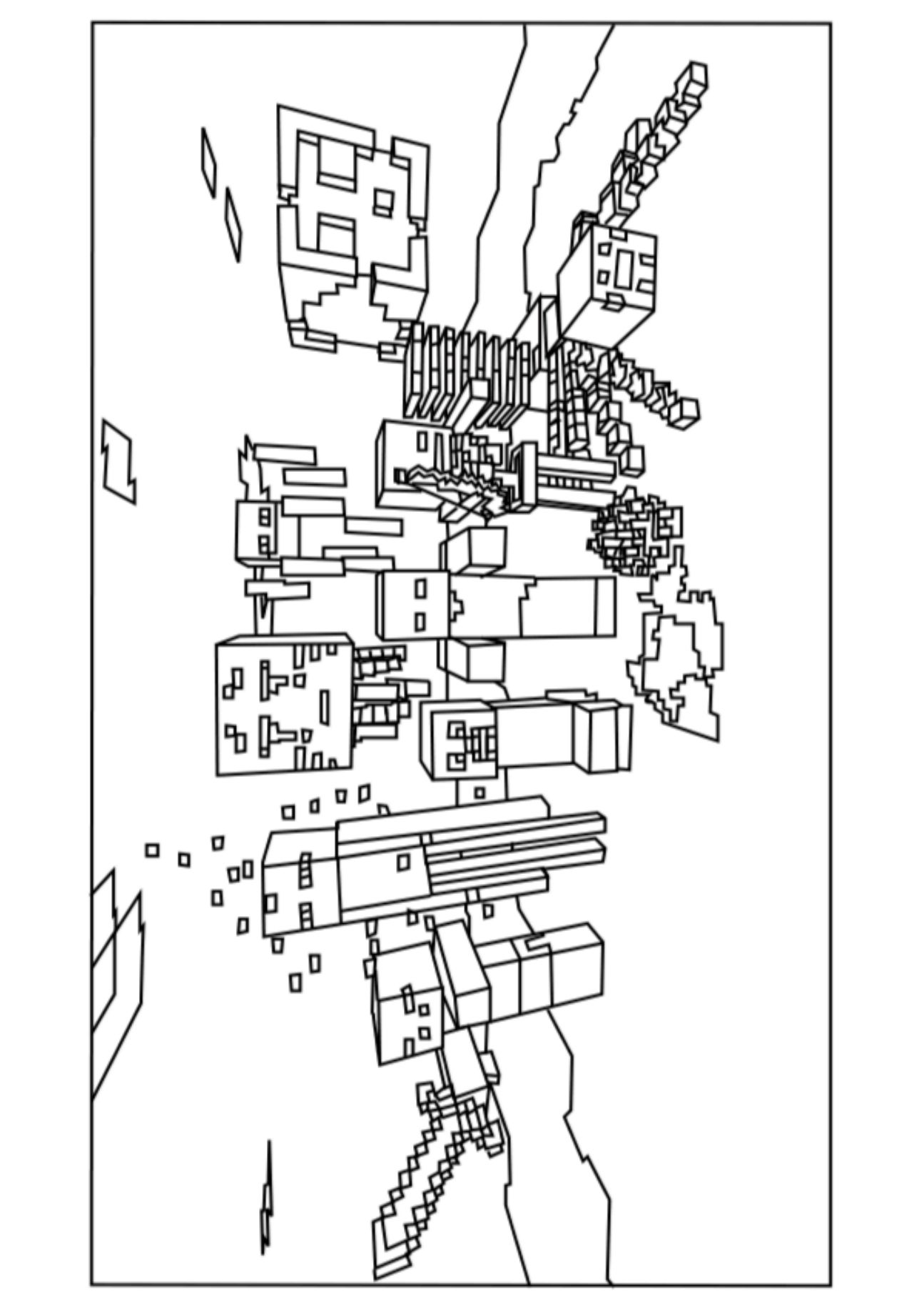 Minecraft Coloring Pages Free Printable 55