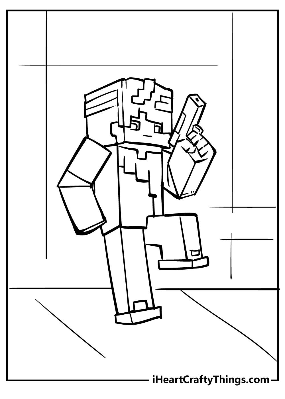 Minecraft Coloring Pages Free Printable 58