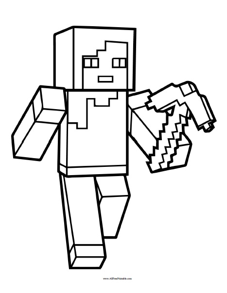 Minecraft Coloring Pages Free Printable 70