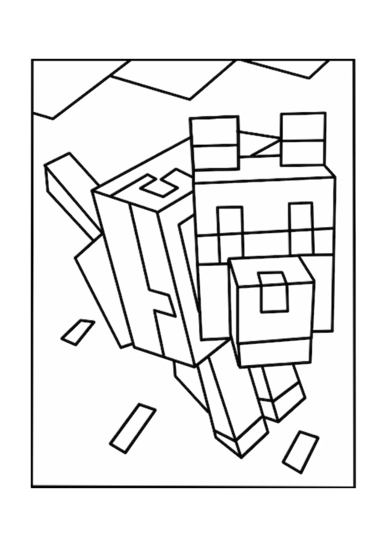 Minecraft Coloring Pages Free Printable 8