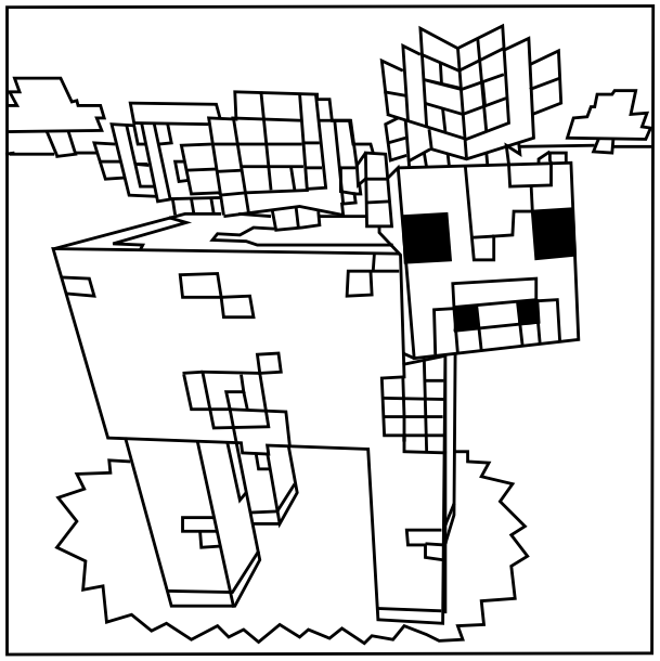 Minecraft Coloring Pages Free Printable 84