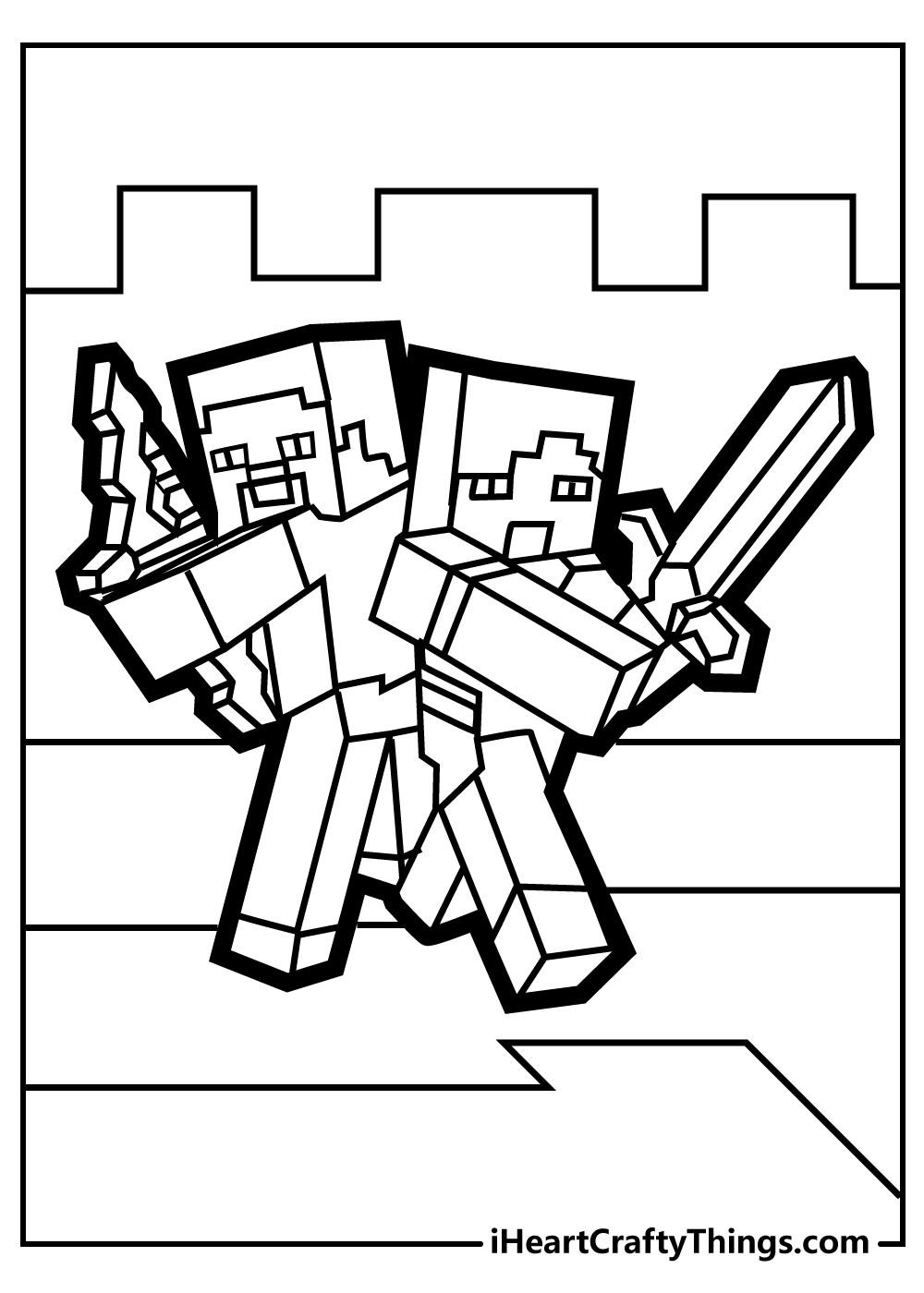 Minecraft Coloring Pages Free Printable 87