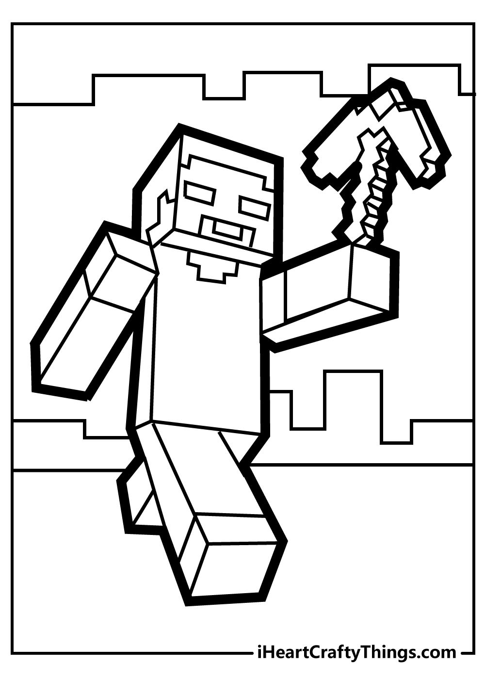 Minecraft Coloring Pages Free Printable 88