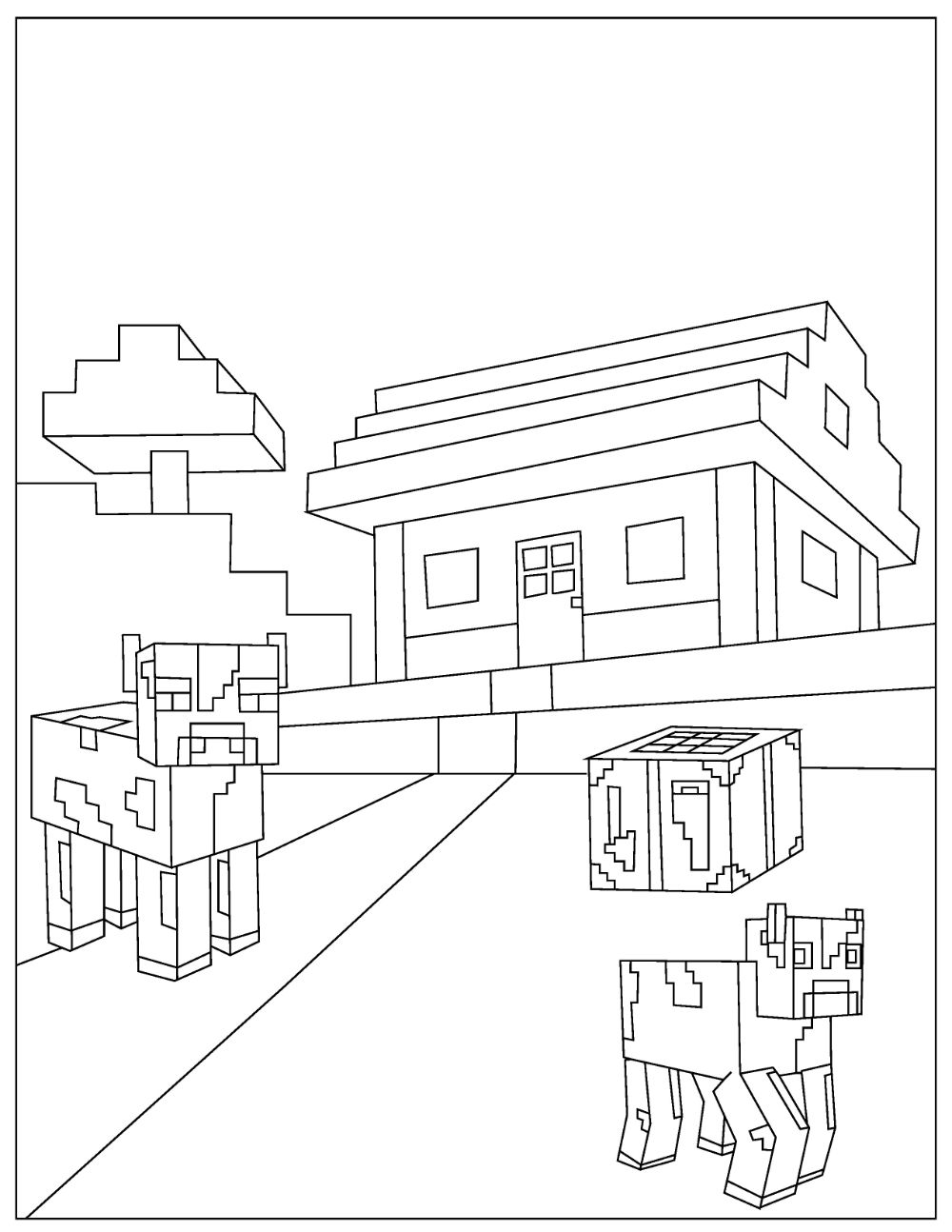 Minecraft Coloring Pages Free Printable 89