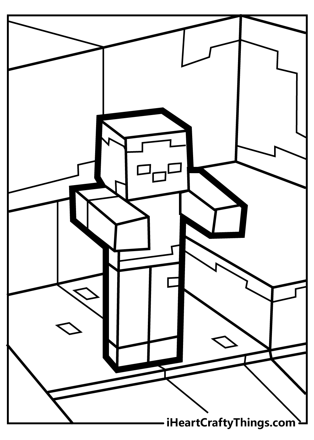 Minecraft Coloring Pages Free Printable 91