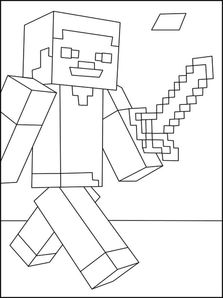 Minecraft Coloring Pages Free Printable 92