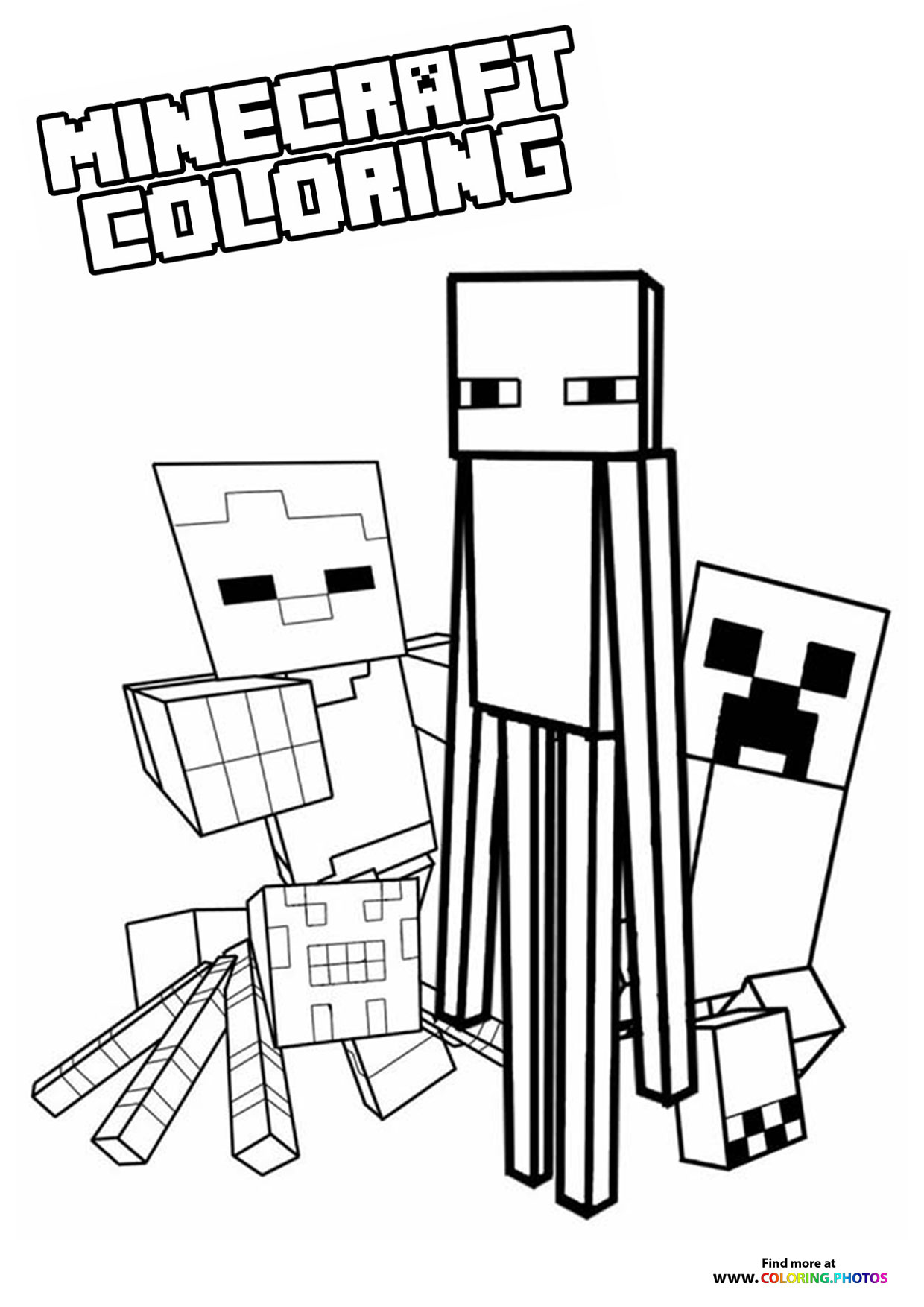 Minecraft Coloring Pages Free Printable 94