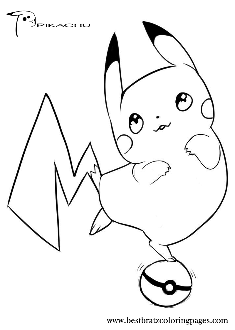 Pikachu Coloring Pages for Kids 113