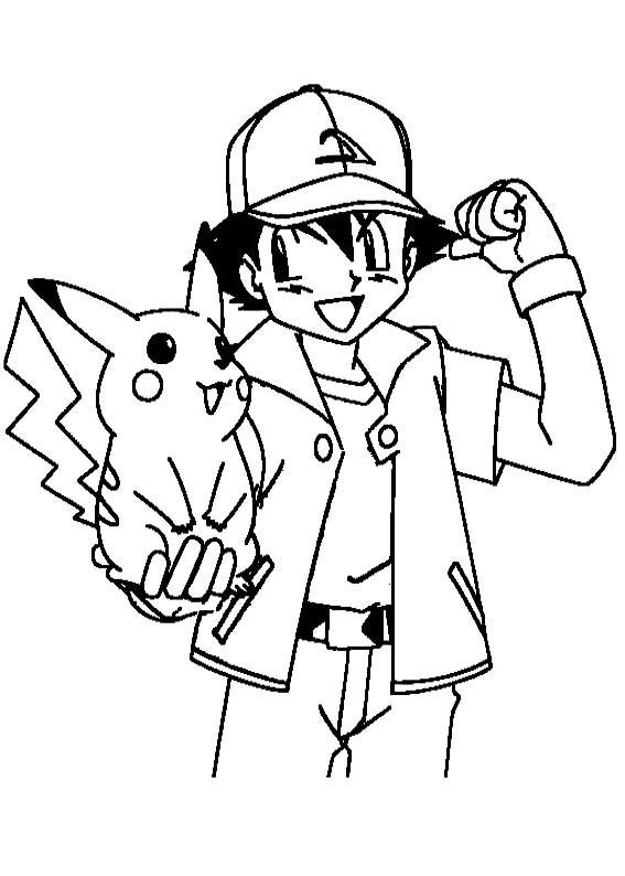 Pikachu Coloring Pages for Kids 116