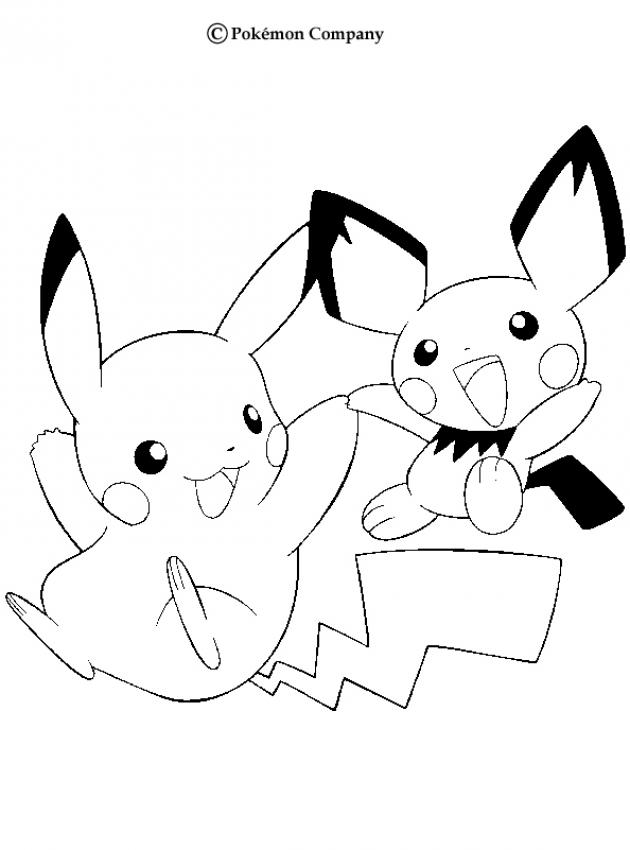 Pikachu Coloring Pages for Kids 118