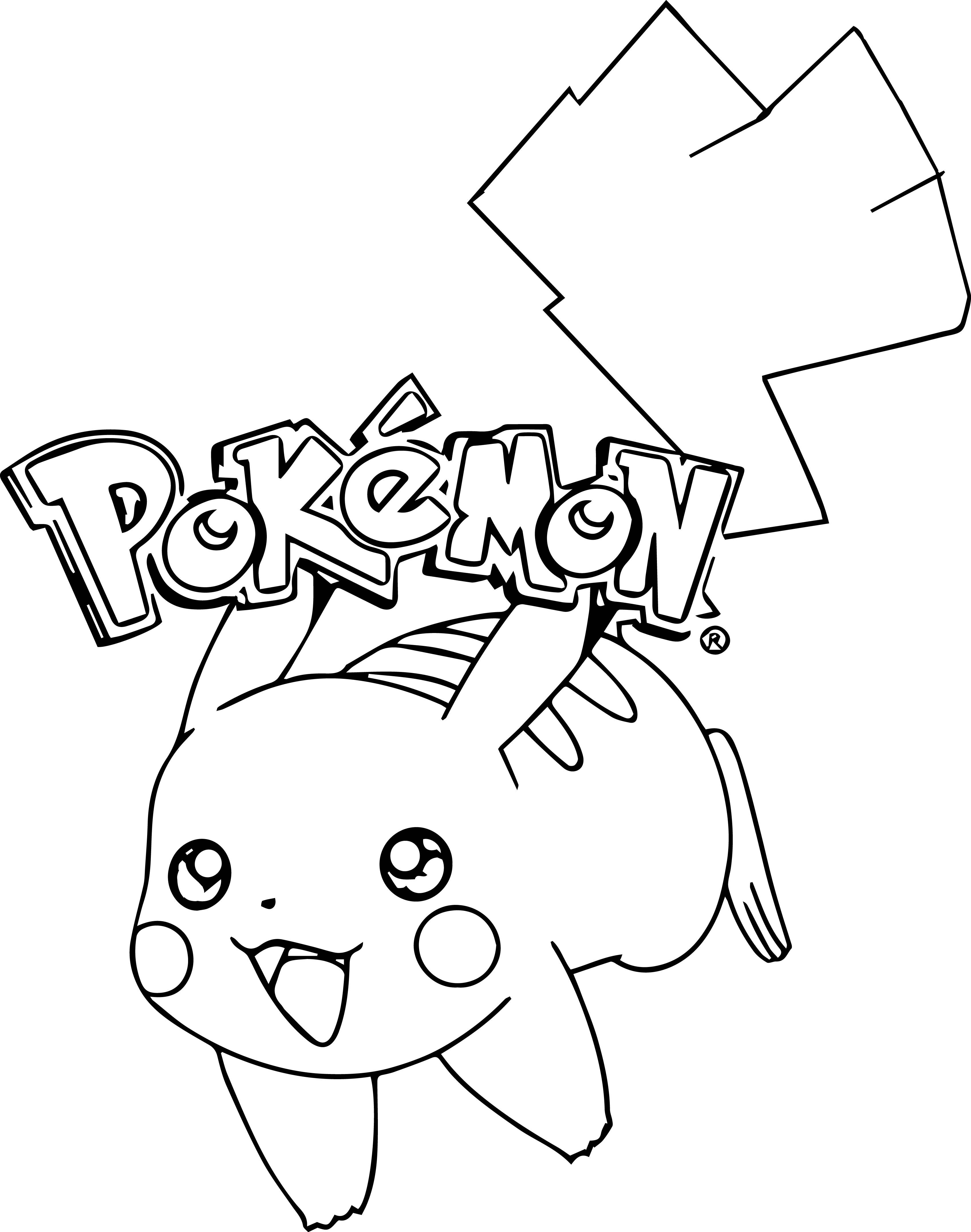 Pikachu Coloring Pages for Kids 120