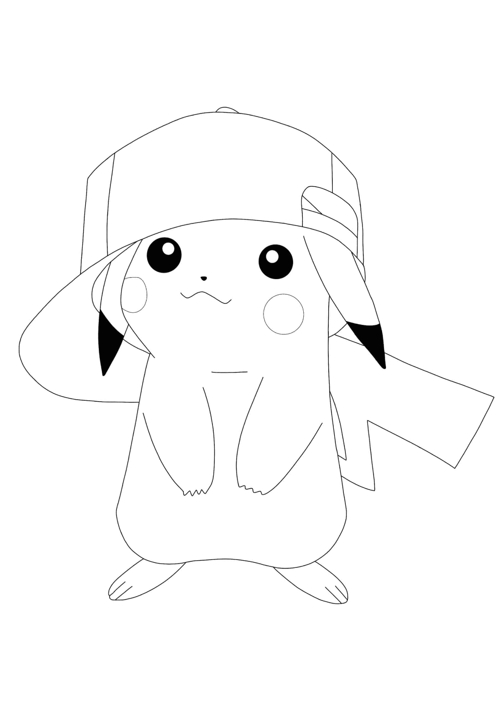 Pikachu Coloring Pages for Kids 121