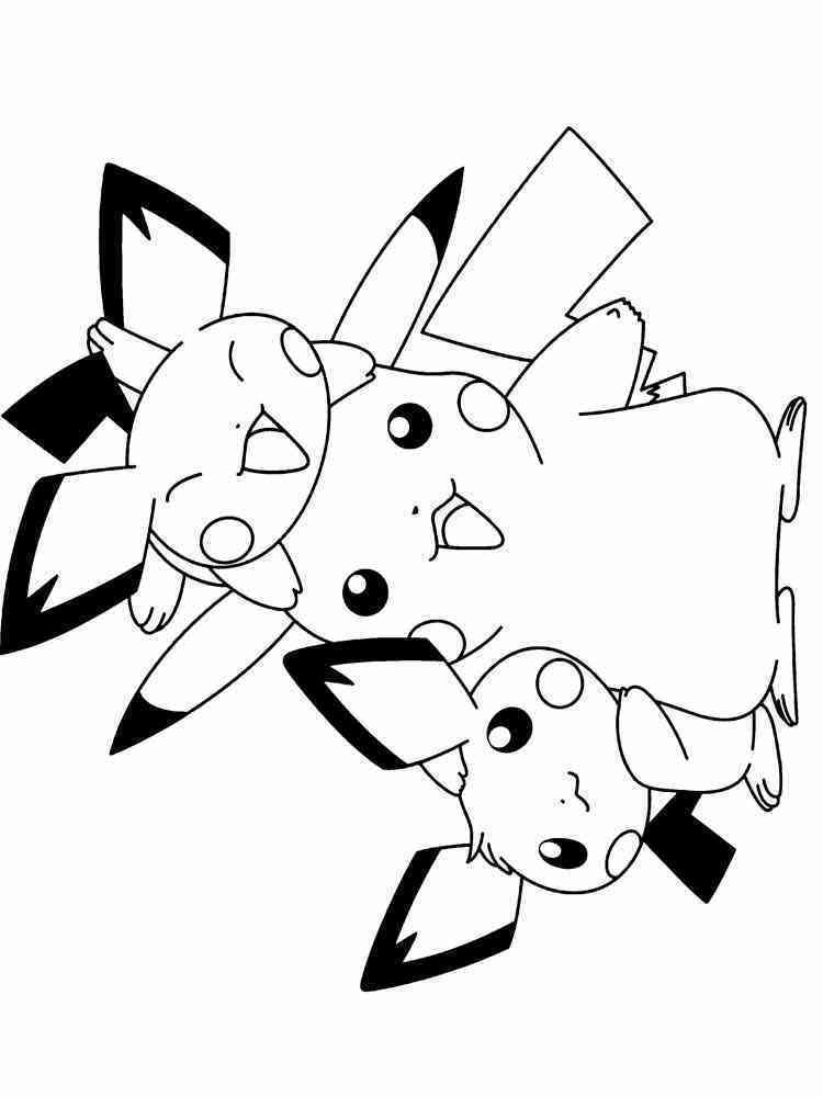 Pikachu Coloring Pages for Kids 129