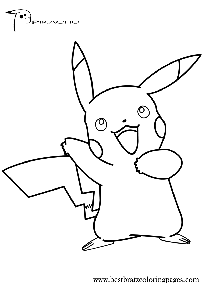 Pikachu Coloring Pages for Kids 130