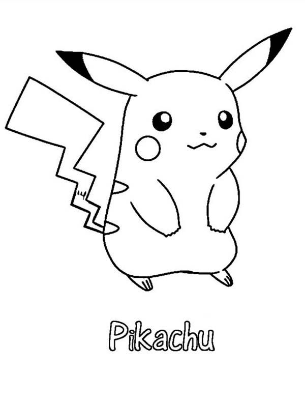 Pikachu Coloring Pages for Kids 131