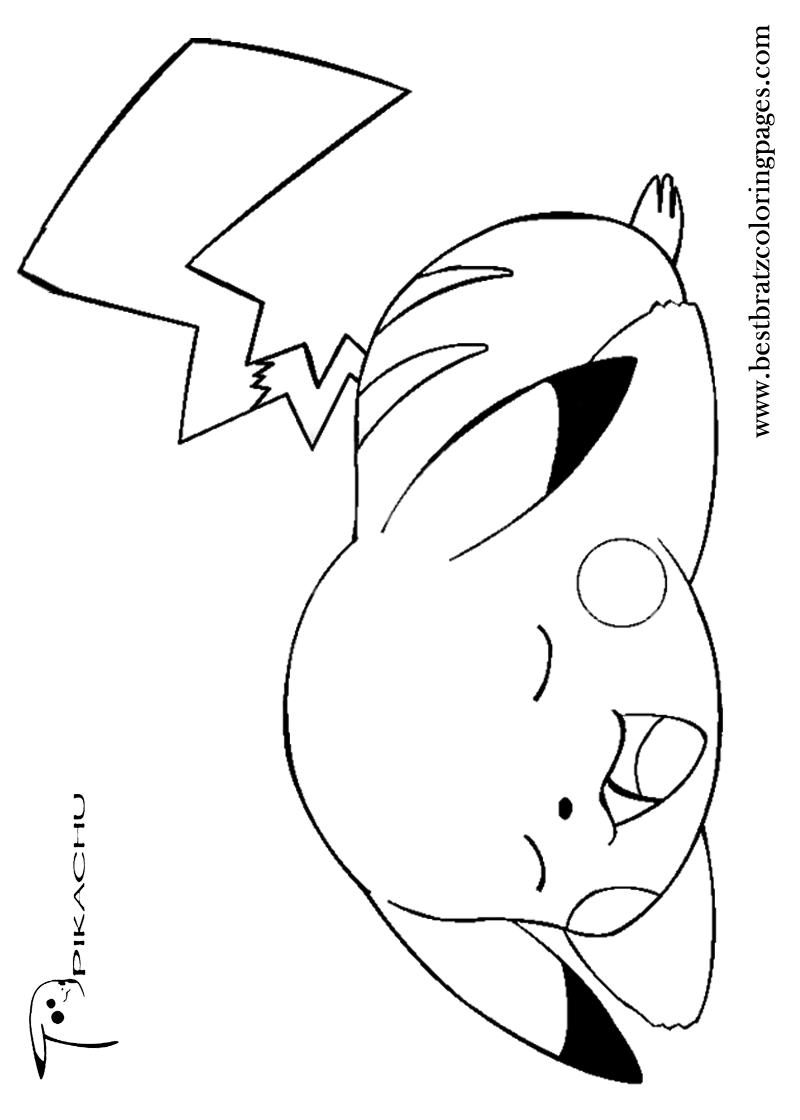 Pikachu Coloring Pages for Kids 135