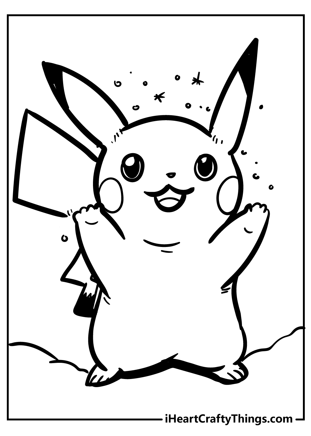 Pikachu Coloring Pages for Kids 137