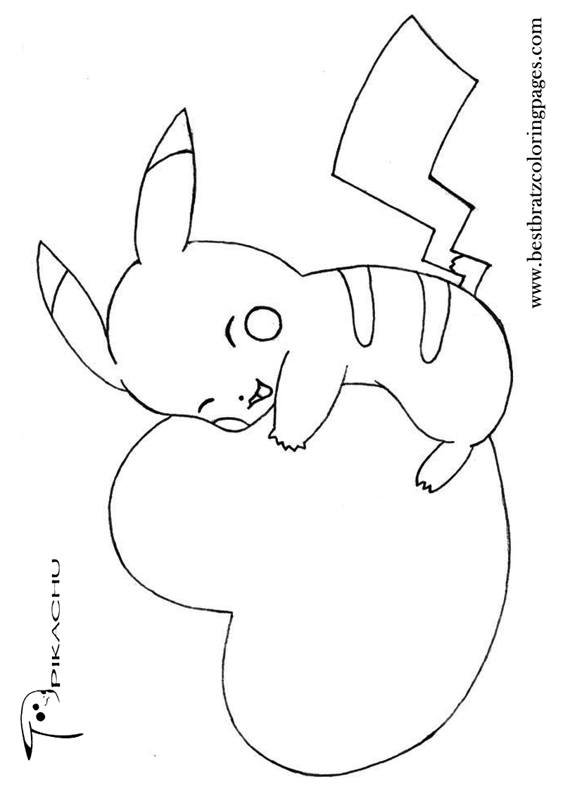 Pikachu Coloring Pages for Kids 138