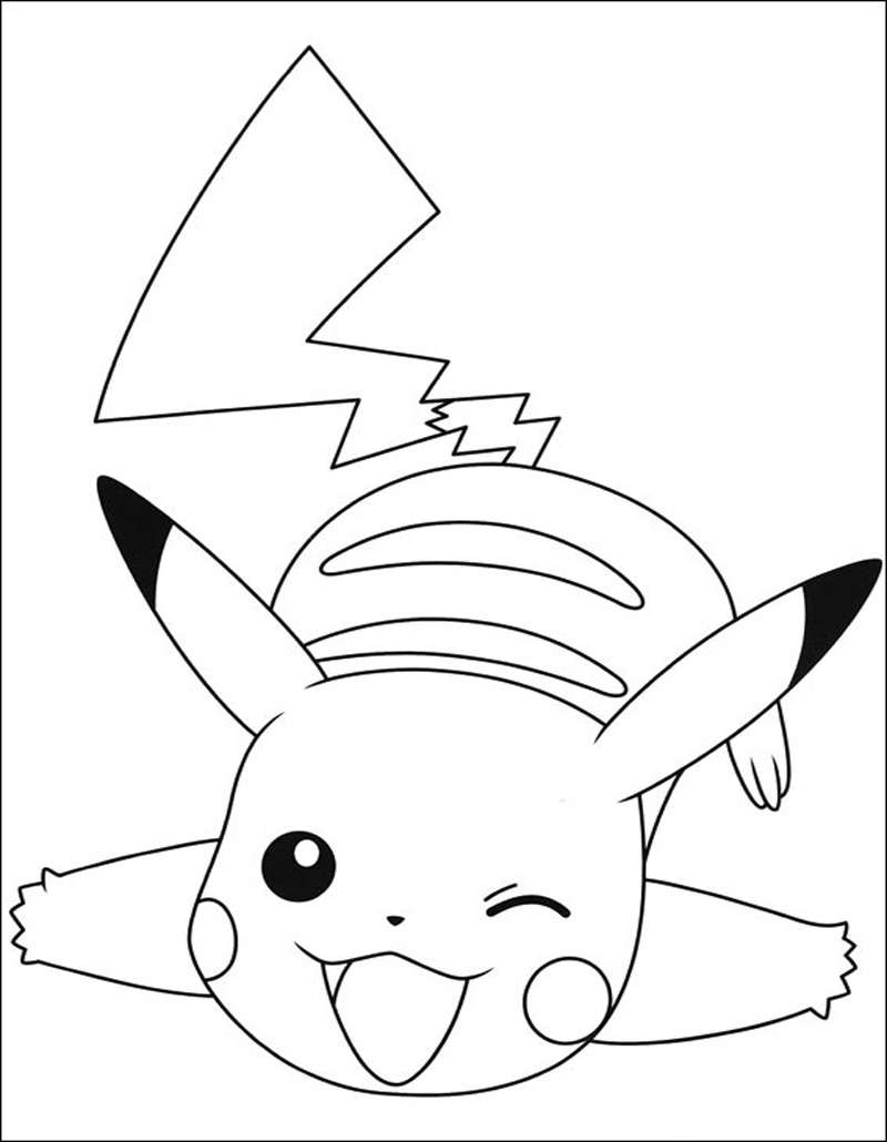 Pikachu Coloring Pages for Kids 139