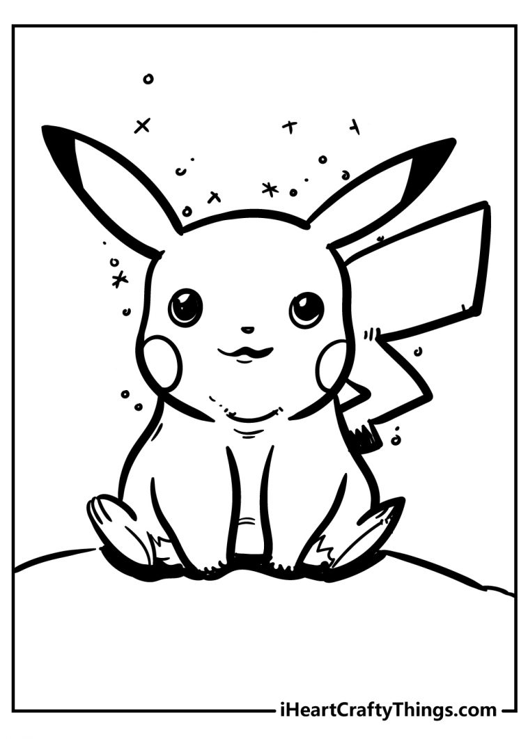 Pikachu Coloring Pages for Kids 142