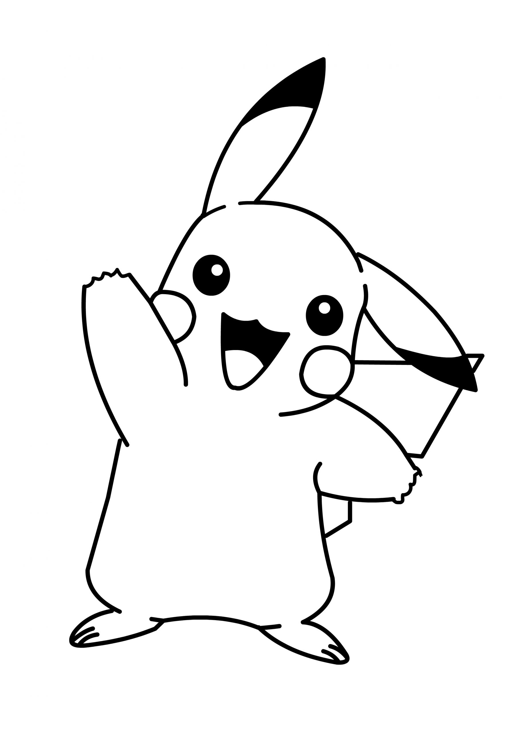 Pikachu Coloring Pages for Kids 143