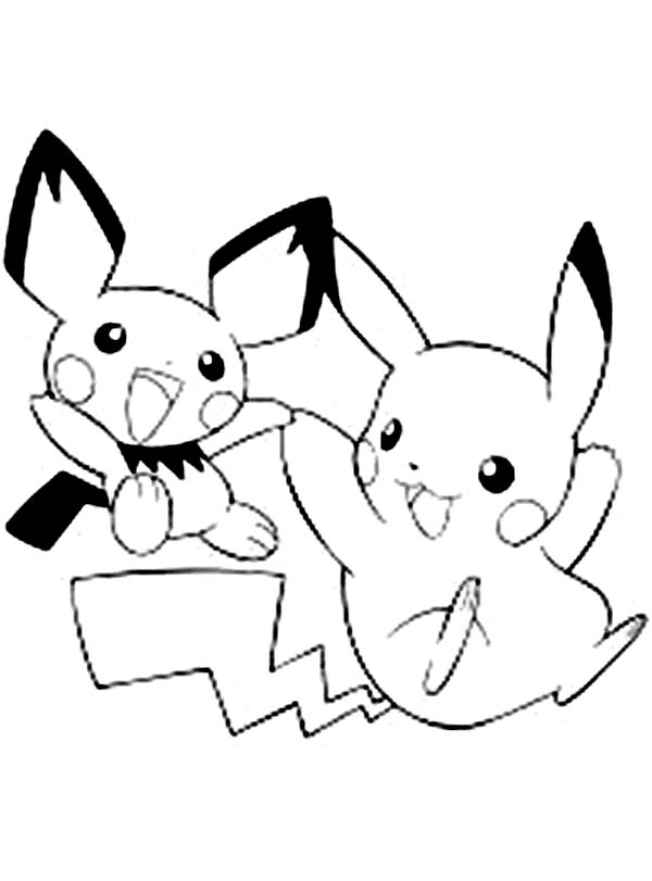 Pikachu Coloring Pages for Kids 144