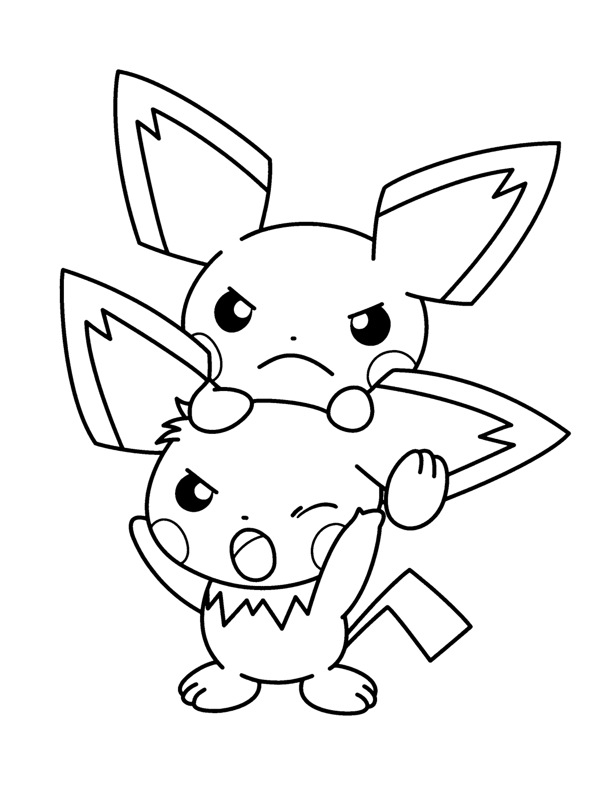 Pikachu Coloring Pages for Kids 161