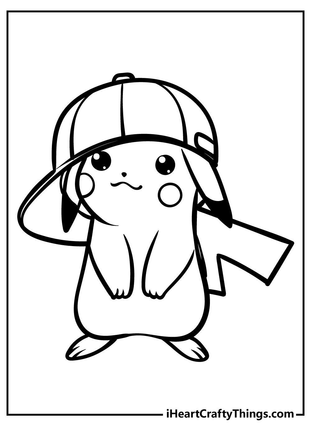 Pikachu Coloring Pages for Kids 164