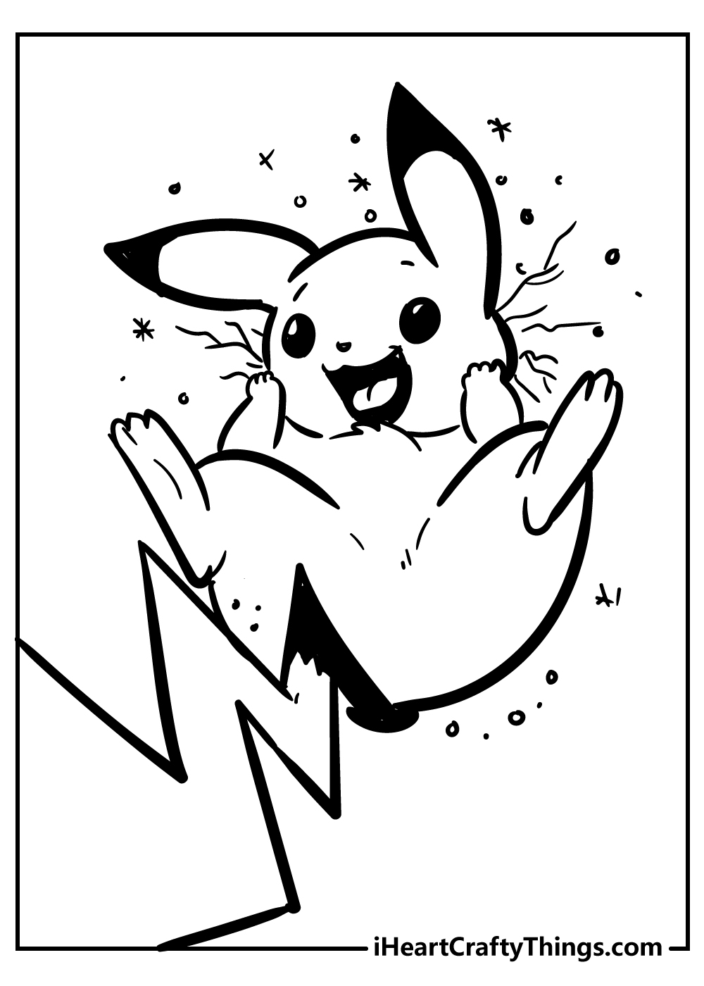 Pikachu Coloring Pages for Kids 165