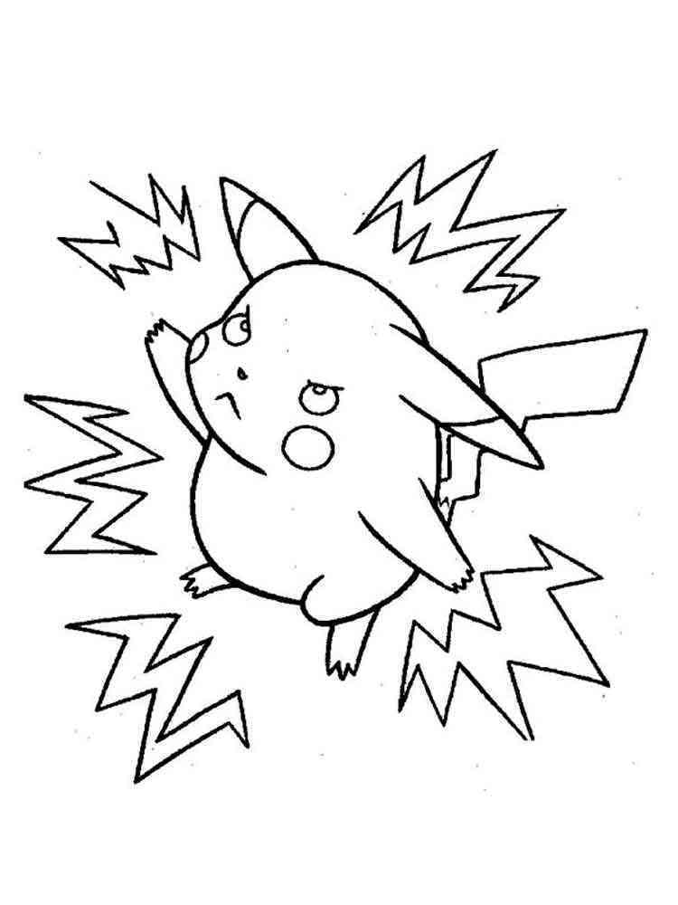 Pikachu Coloring Pages for Kids 166