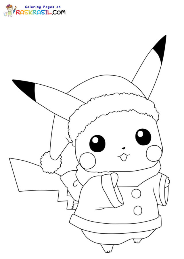 Pikachu Coloring Pages for Kids 167