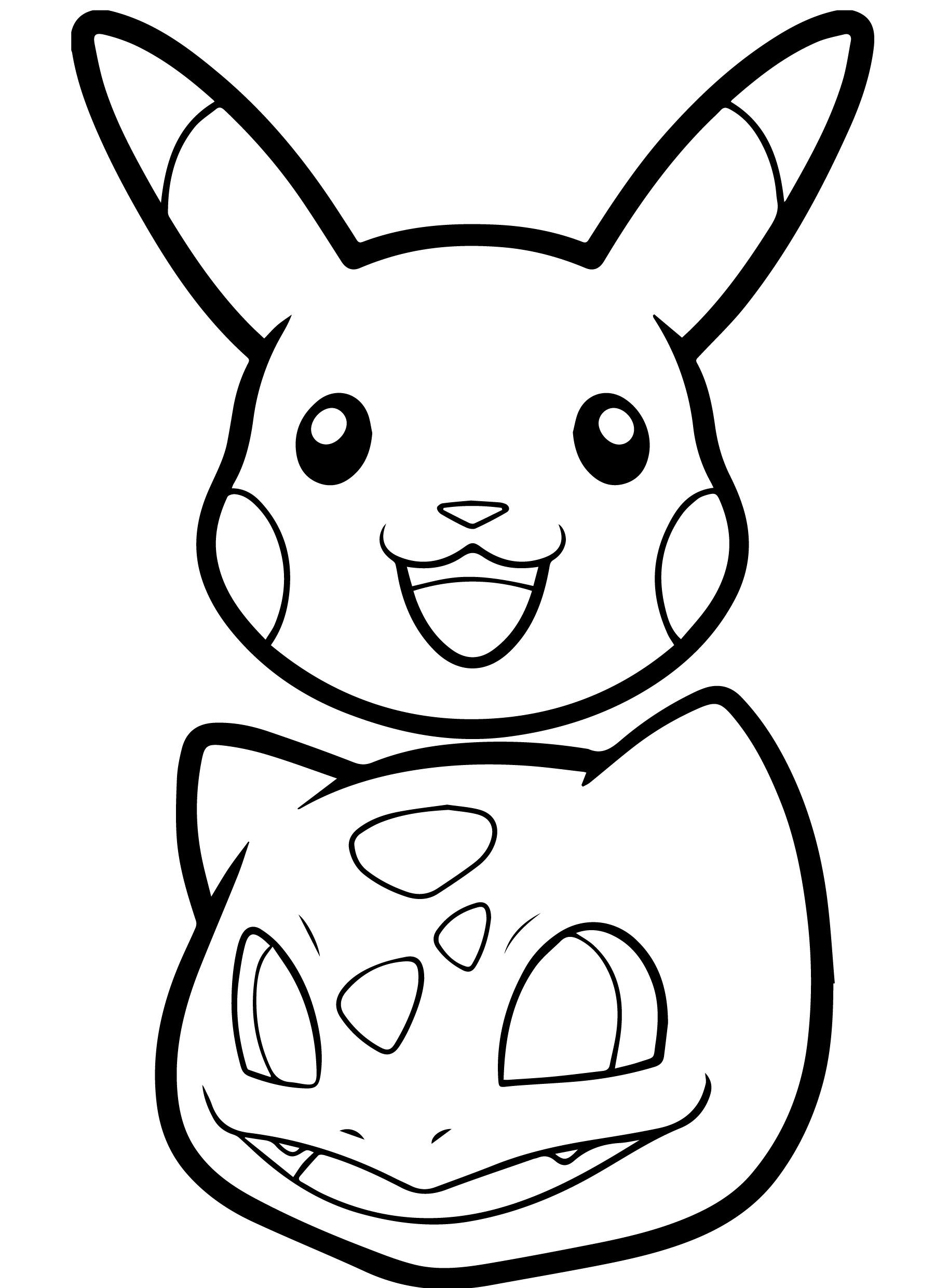 Pikachu Coloring Pages for Kids 171