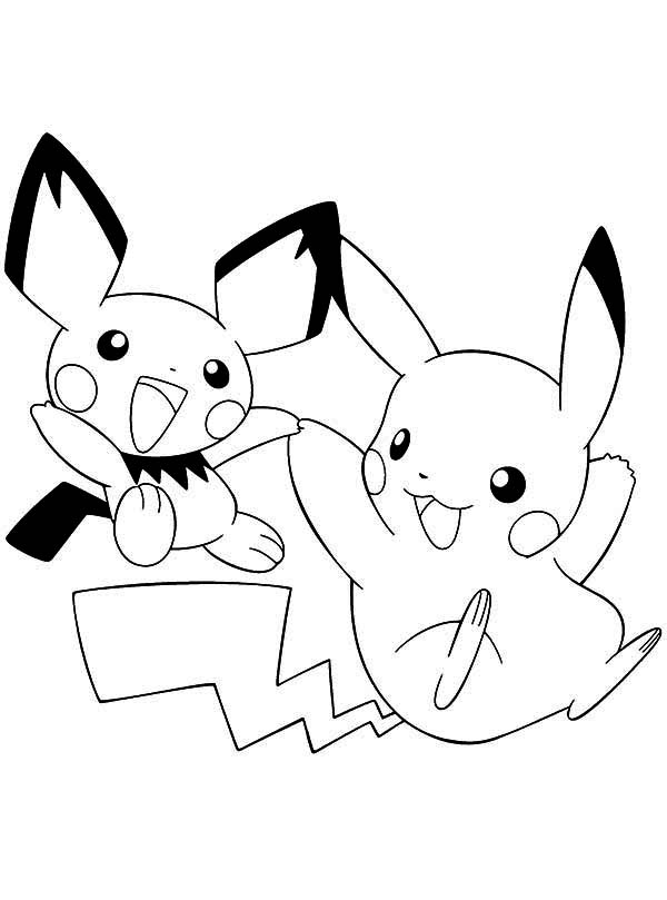 Pikachu Coloring Pages for Kids 172