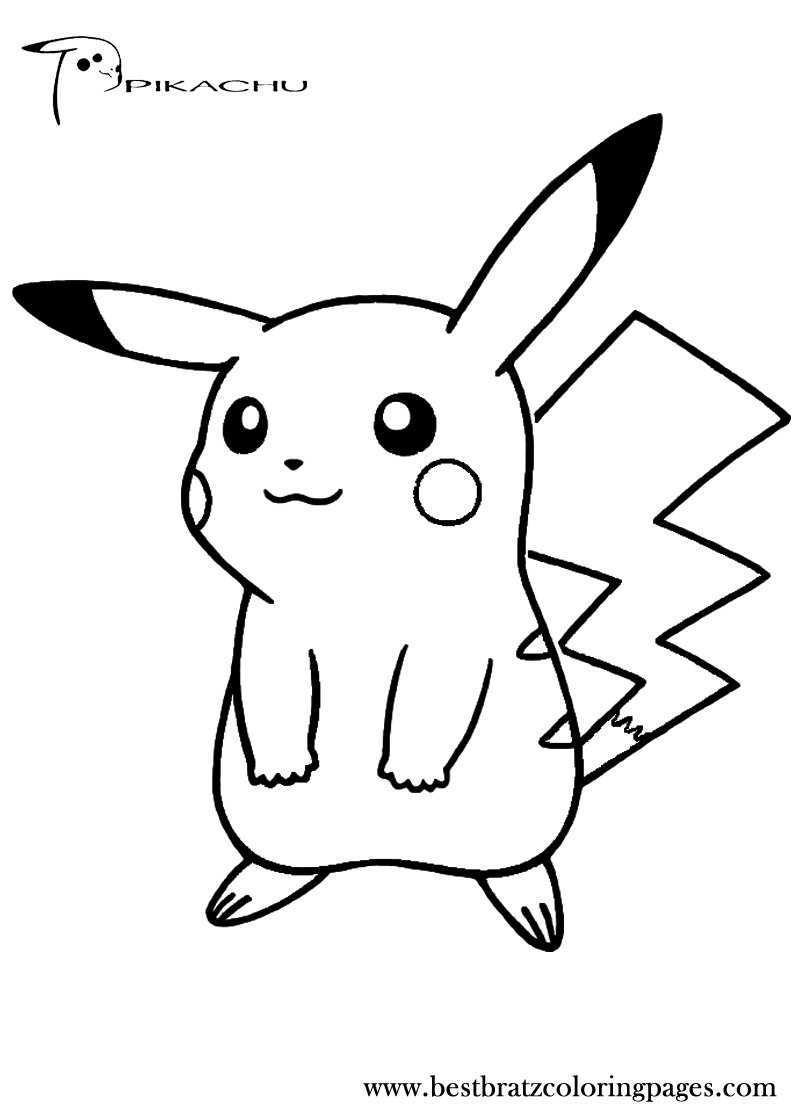 Pikachu Coloring Pages for Kids 23