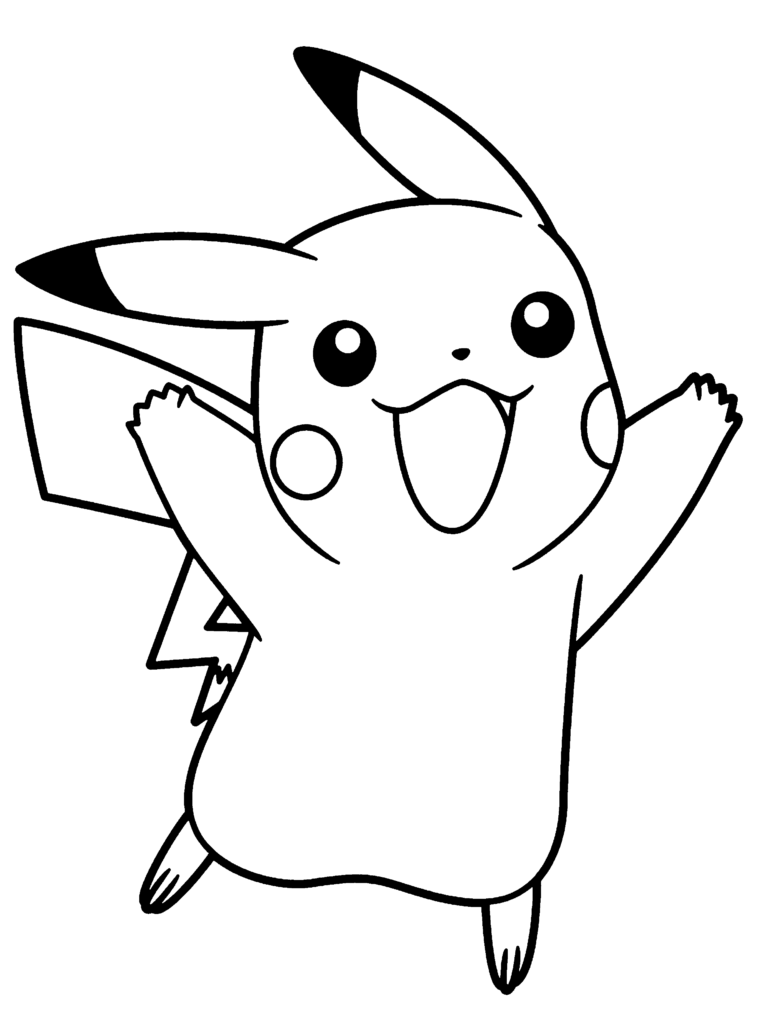 Pikachu Coloring Pages for Kids 27