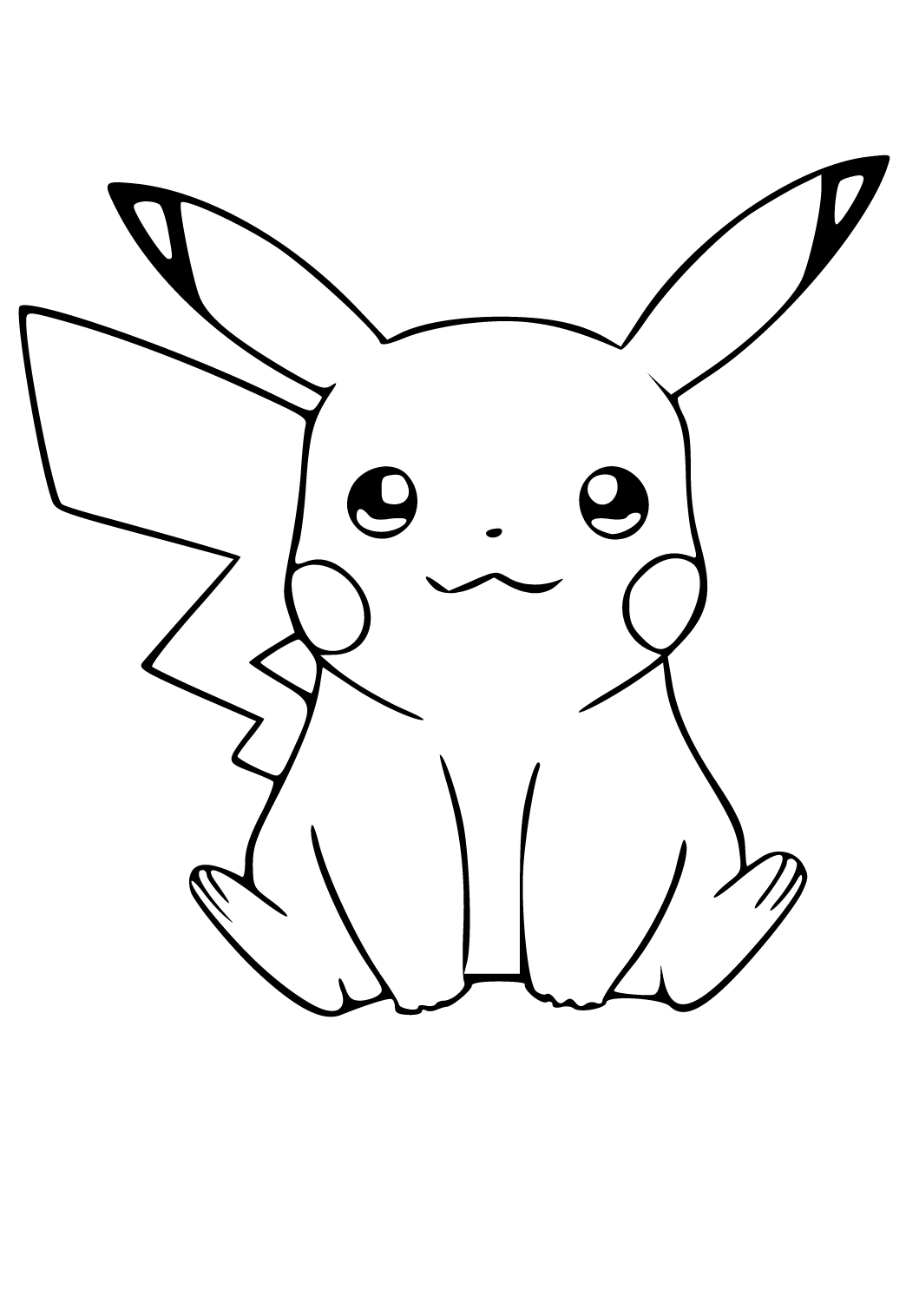 Pikachu Coloring Pages for Kids 28