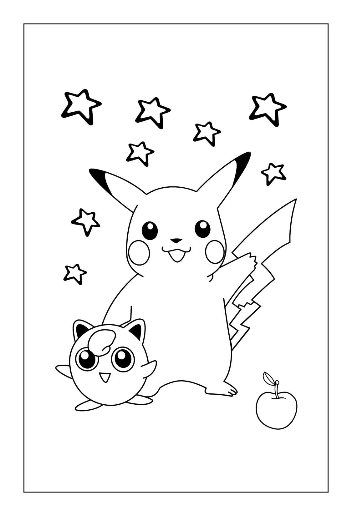 Pikachu Coloring Pages for Kids 29