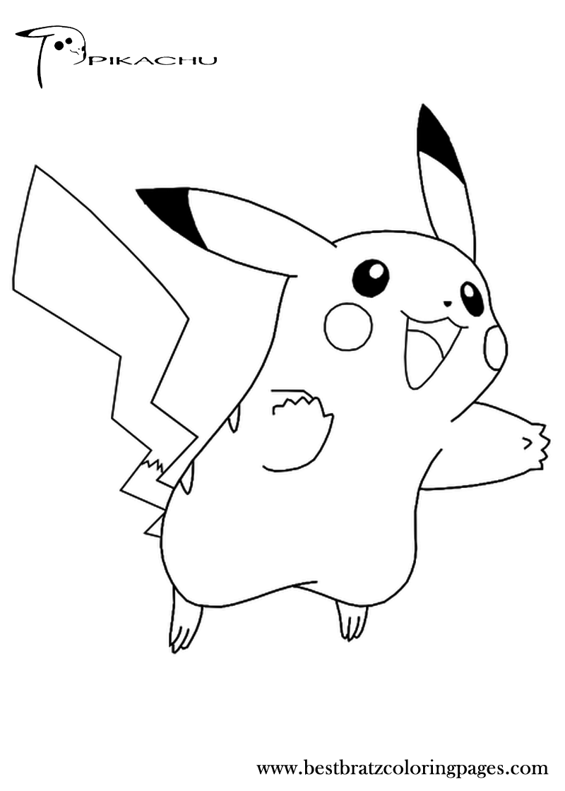 Pikachu Coloring Pages for Kids 35