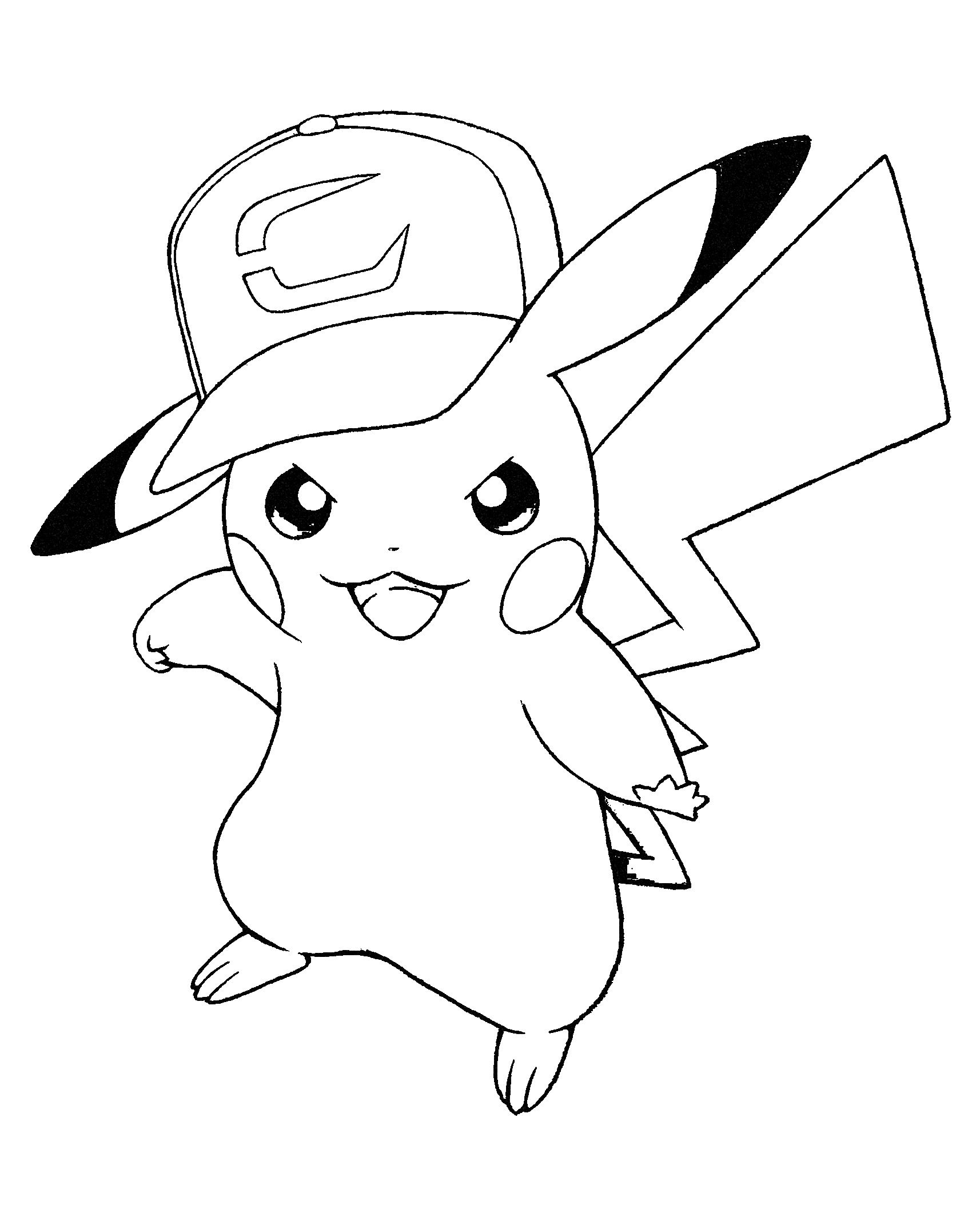 Pikachu Coloring Pages for Kids 36