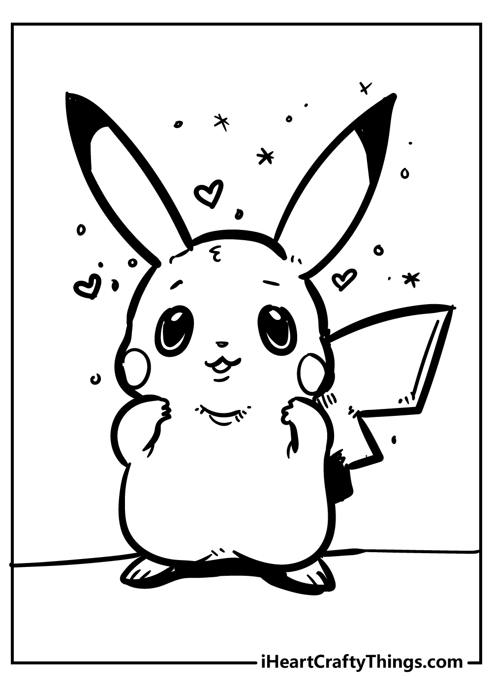 Pikachu Coloring Pages for Kids 42