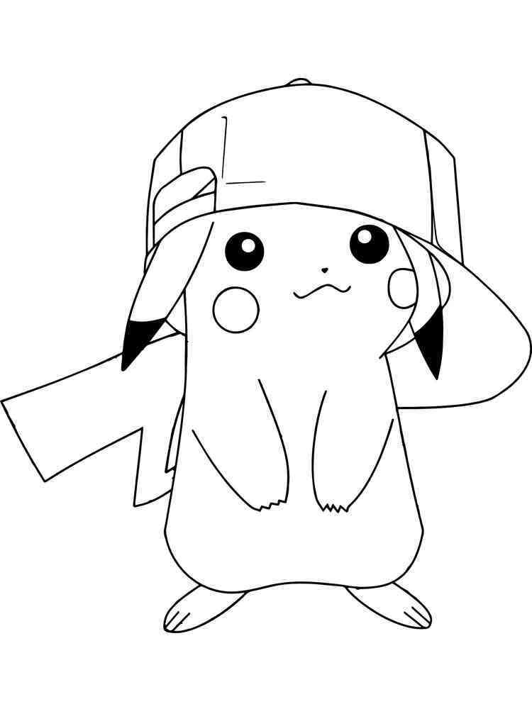 Pikachu Coloring Pages for Kids 43