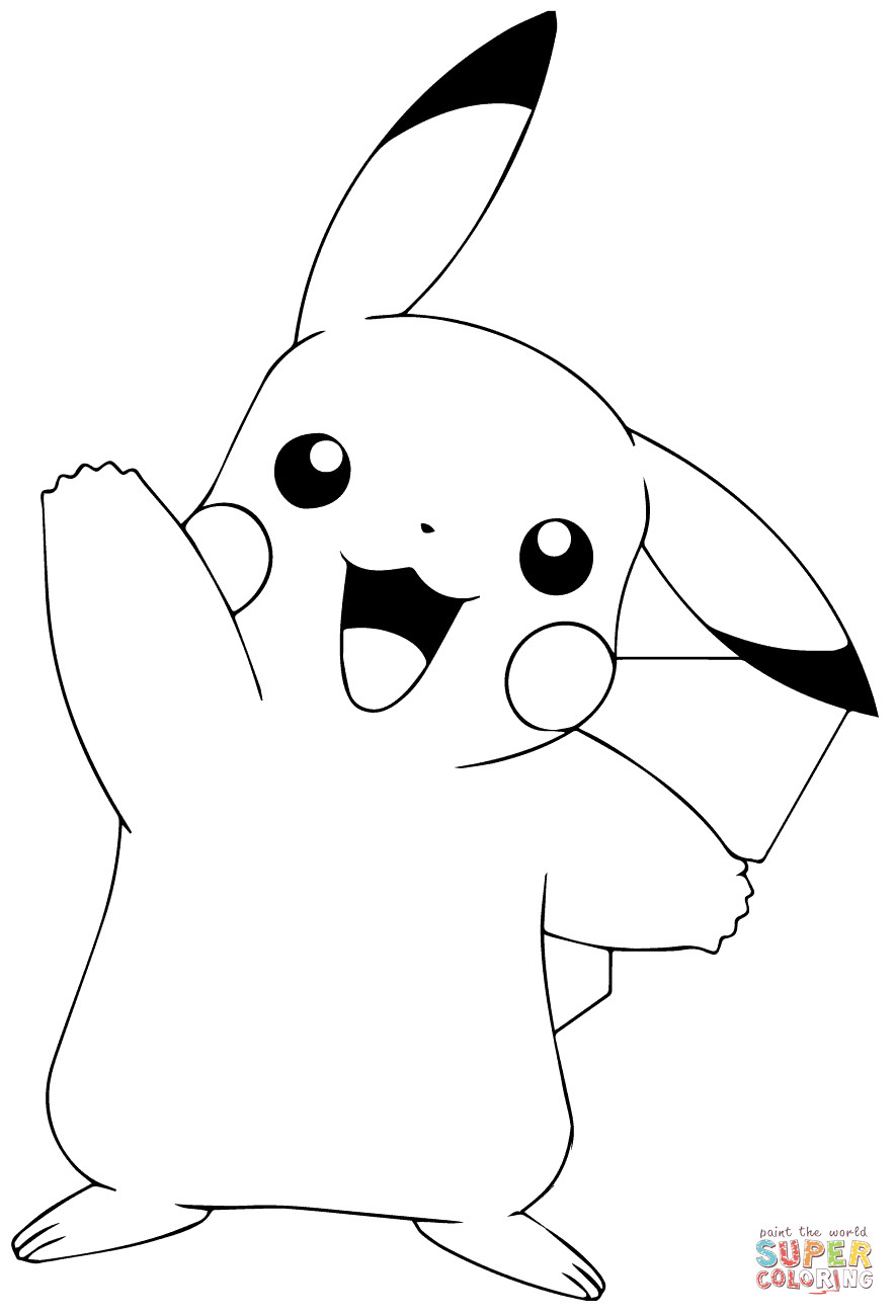 Pikachu Coloring Pages for Kids 44