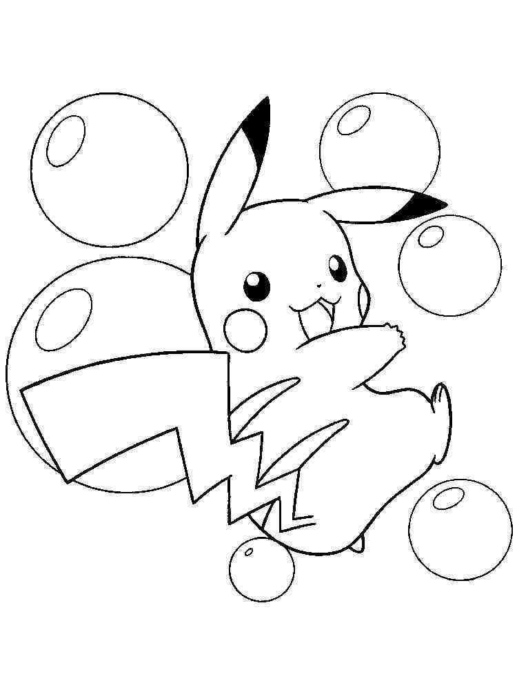 Pikachu Coloring Pages for Kids 46