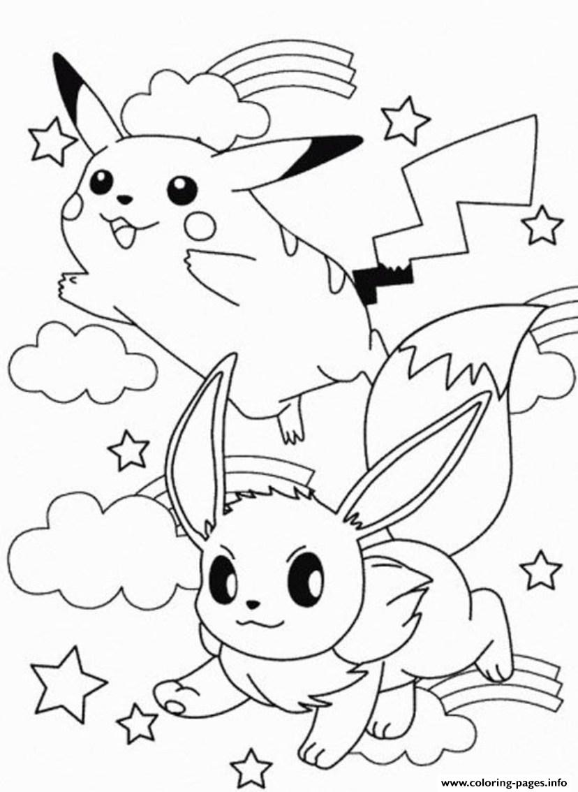 Pikachu Coloring Pages for Kids 47