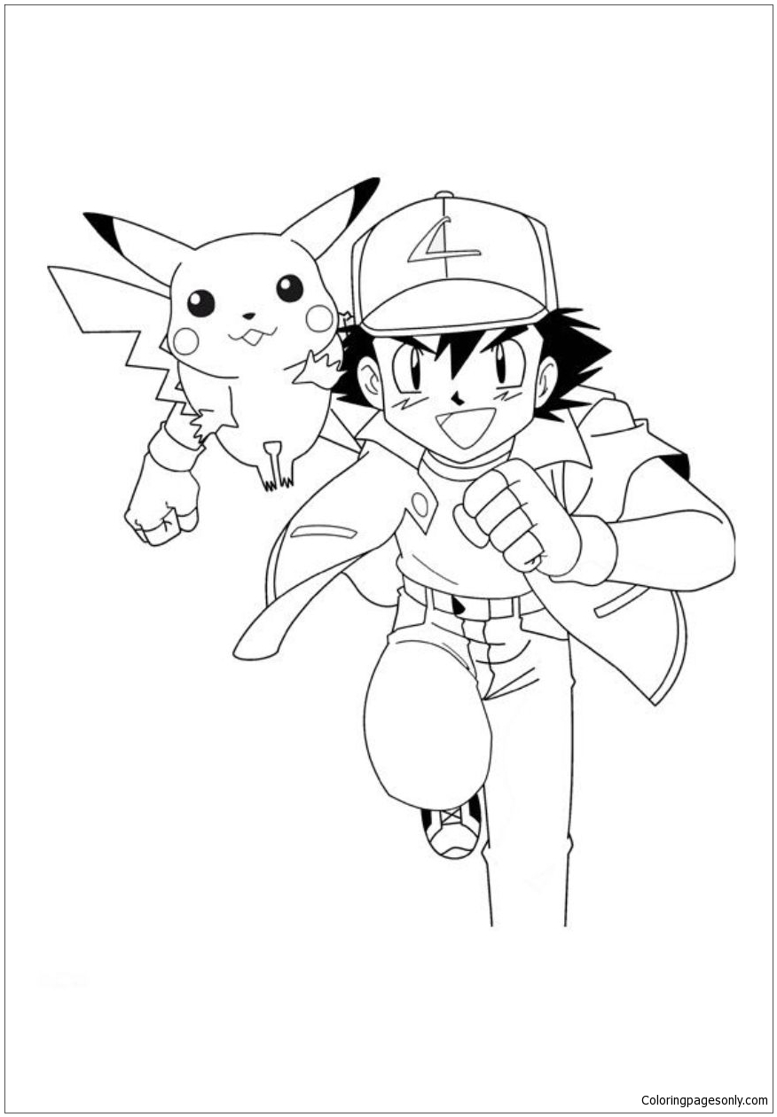 Pikachu Coloring Pages for Kids 49