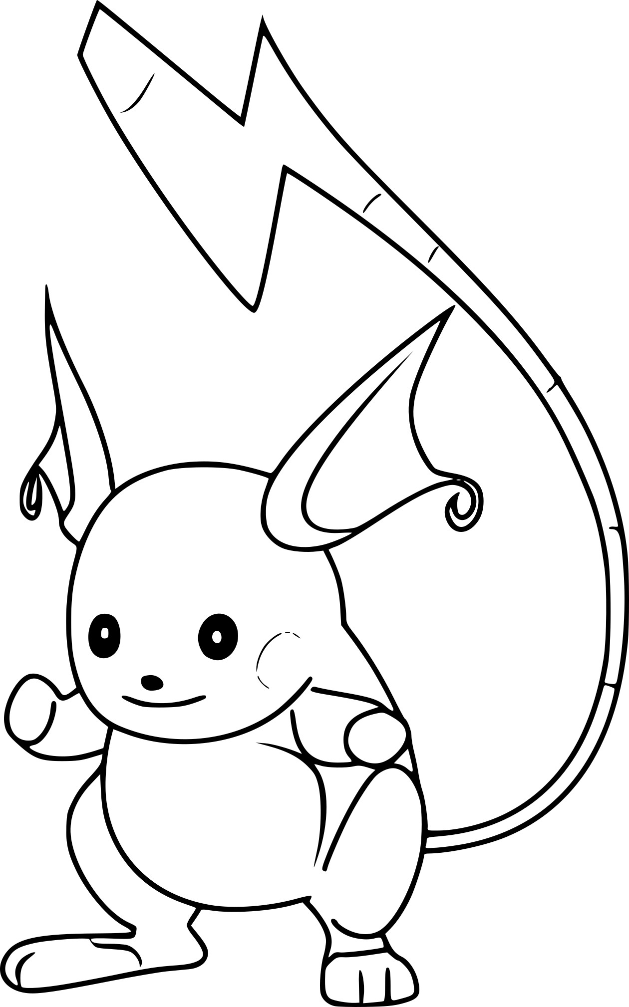 Pikachu Coloring Pages for Kids 53