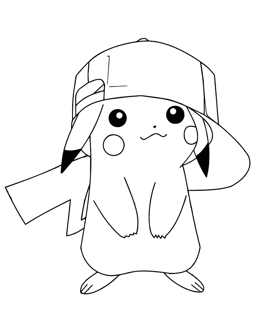 Pikachu Coloring Pages for Kids 58